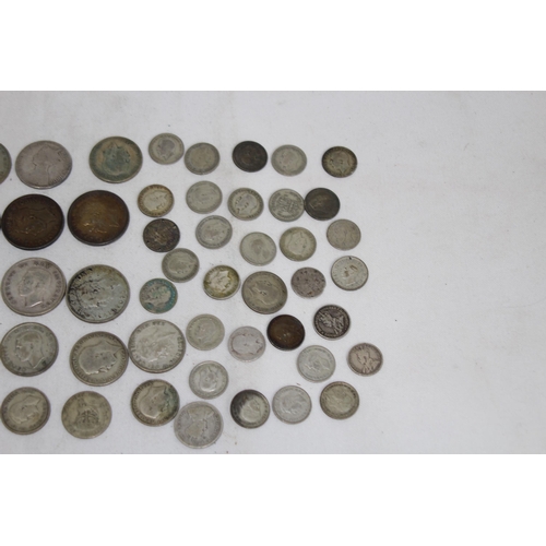 984 - QUANTITY OF PRE 1947 SILVER COINS - 352G