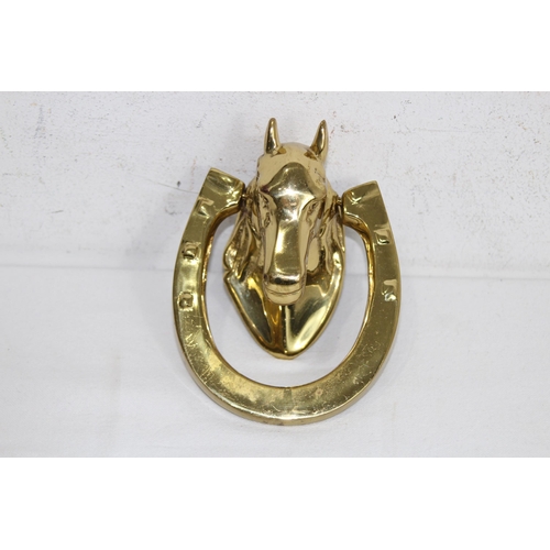 439 - TWO ANIMAL DOOR KNOCKERS
19CM