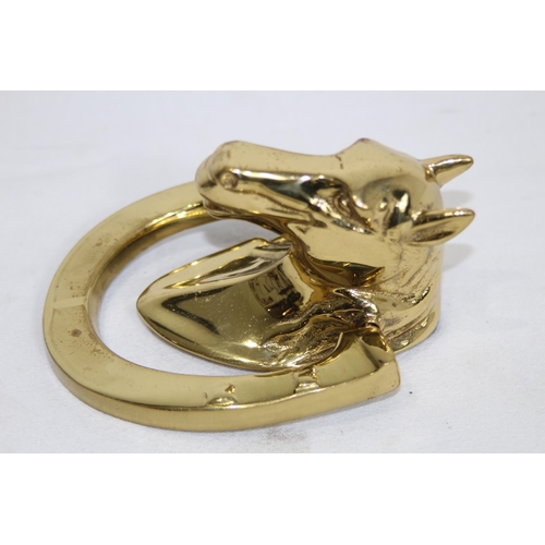 439 - TWO ANIMAL DOOR KNOCKERS
19CM