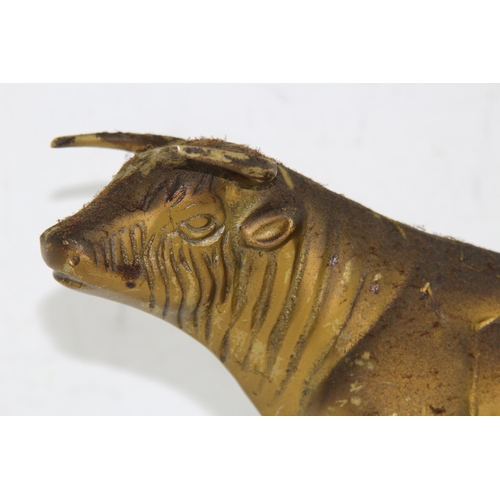 442 - QUANTITY OF BRASS ANIMALS
46CM