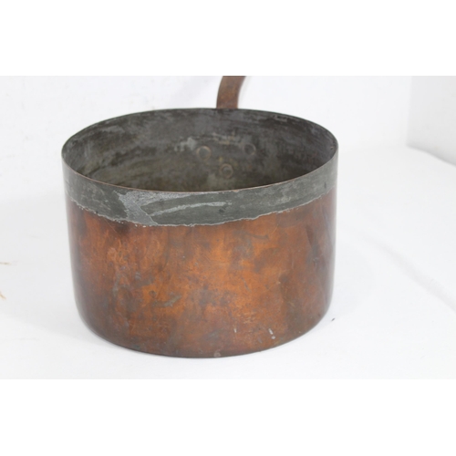 450 - ANTIQUE COPPER PAN
51 X 15CM