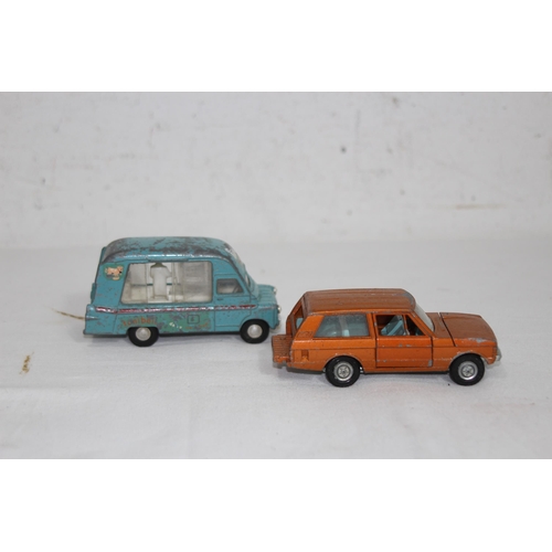 663 - QUANTITY OF VINTAGE CORGI AND DINKY VEHICLES ETC