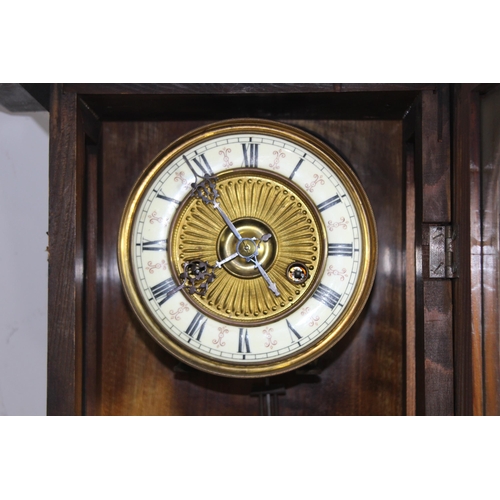 466 - ANTIQUE VIENNA WALL CLOCK - A/F BUT COMPLETE
90CM