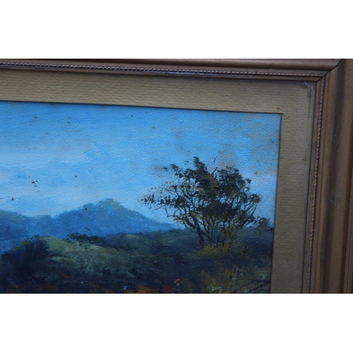 148 - 2 X OIL ON BOARDS OF COUNTRY SCENES
44 X 34CM