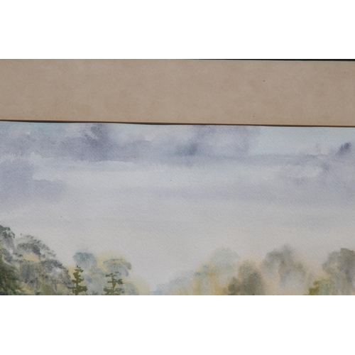 164 - ORIGINAL WATERCOLOUR BY J F LUDGATE 'BURSLEDON BRIDGE FROM EASTLAND DOCKYARD'
62 X 53CM