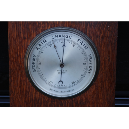 172 - ART DECO CASED WALL BAROMETER
70 X 36CM