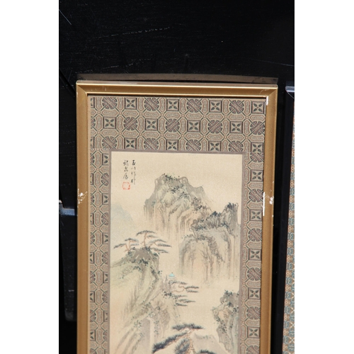 195 - 3 X ORIENTAL PICTURES 
53 X 22CM