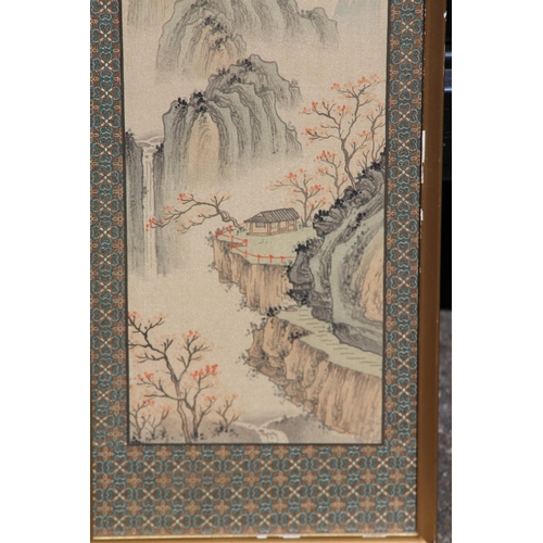 195 - 3 X ORIENTAL PICTURES 
53 X 22CM