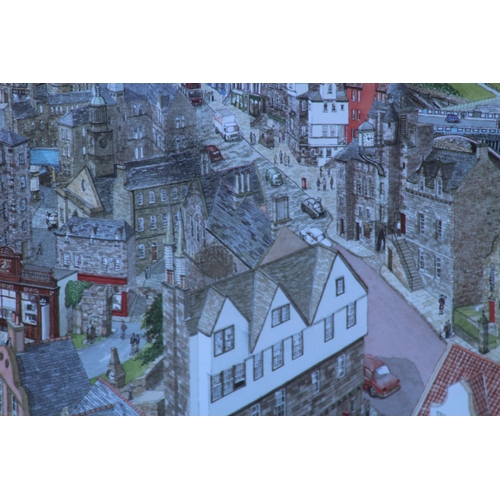 196 - LIMITED EDITION PRINT MEMORIES OF EDINBURGH BY MARTIN STUART MOORE - SIGNED WITH CERTIFICATE 
103 X ... 