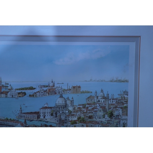 197 - LIMITED EDITION PRINT VENICE LA SERENISSIMA BY MARTIN STUART MOORE - SIGNED WITH CERTIFICATE 
103 X ... 