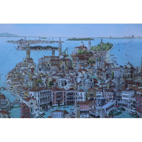 197 - LIMITED EDITION PRINT VENICE LA SERENISSIMA BY MARTIN STUART MOORE - SIGNED WITH CERTIFICATE 
103 X ... 