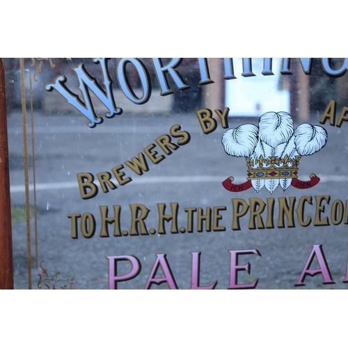 204 - WORTHINGTON'S PALE ALE ADVERTISING MIRROR
95 X 69CM