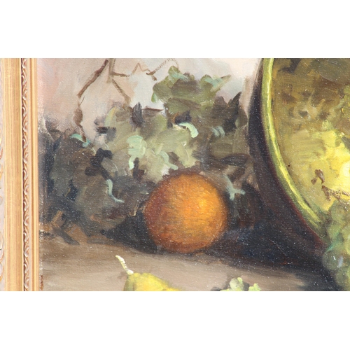 210 - ORIGINAL OIL ON CANVAS STILL LIFE SIGNED A MESA 
113 X 61CM