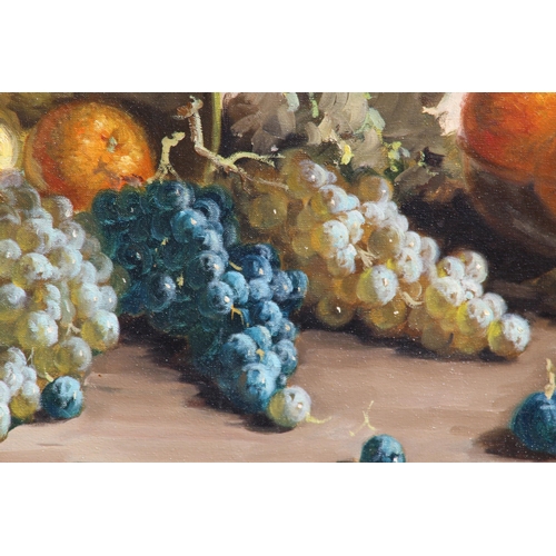 210 - ORIGINAL OIL ON CANVAS STILL LIFE SIGNED A MESA 
113 X 61CM