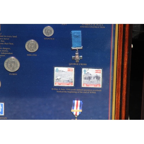 842 - 2 X STERLING COLLECTION WAR MEMROBILLA -  SECOND WORLD WAR VICTORY AND 60TH ANNIVERSARY OF D DAY
50 ... 