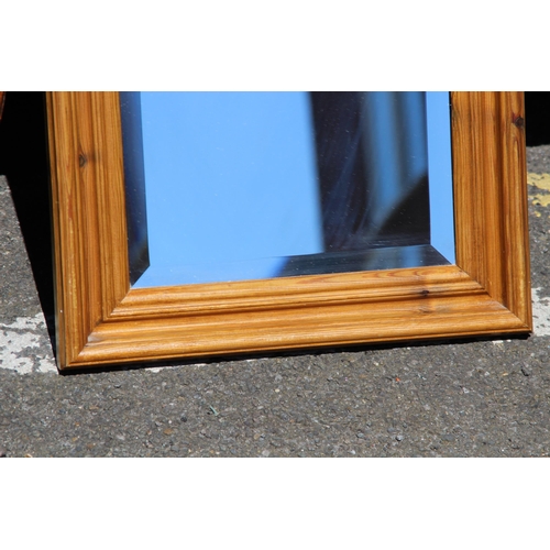 216 - 2 X VINTAGE WOODEN MIRRORS 
64 X 50CM