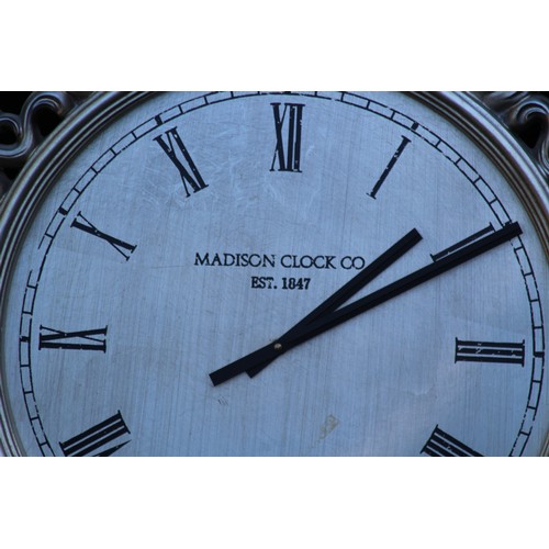 209 - LARGE MADDISON CLOCK CO WALL CLOCK
74CM