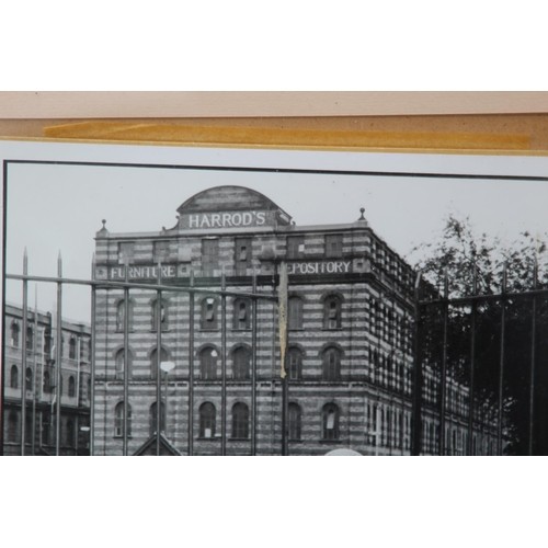 205 - 2 X VINTAGE FRAMED PICTURES OF HARRODS
56 X 50CM