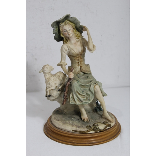 880 - 2 X FIGURES OF A YOUNG BOY AND GIRL WITH SHEEP
25CM