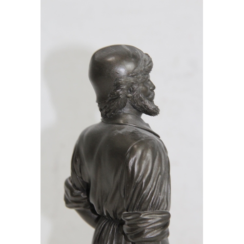 914 - REGIMENTAL STATUE OF A BLACKSMITH
34CM