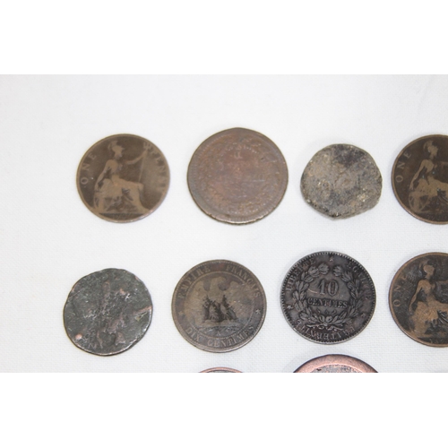 986 - QUANTITY OF VARIOUS ANTIQUE COINS