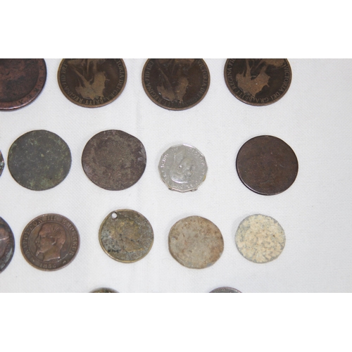 986 - QUANTITY OF VARIOUS ANTIQUE COINS