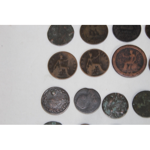 986 - QUANTITY OF VARIOUS ANTIQUE COINS