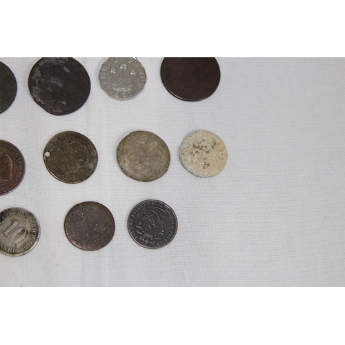 986 - QUANTITY OF VARIOUS ANTIQUE COINS