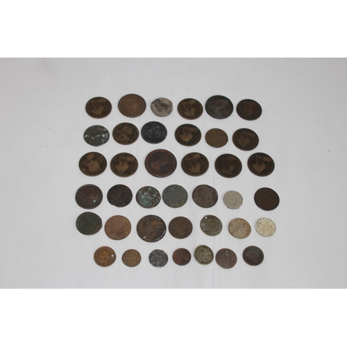 986 - QUANTITY OF VARIOUS ANTIQUE COINS