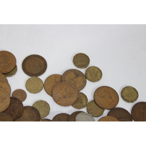 989 - QUANTITY OF VINTAGE BRITISH COINS