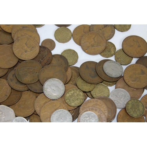 989 - QUANTITY OF VINTAGE BRITISH COINS