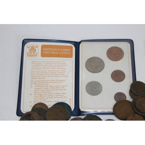 990 - LARGE QUANTITY BRITISH COPPER COINAGE AND £2 COIN SETS