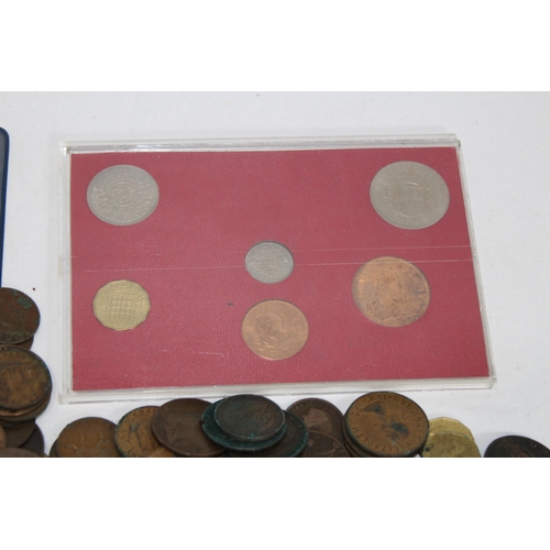 990 - LARGE QUANTITY BRITISH COPPER COINAGE AND £2 COIN SETS