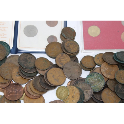 990 - LARGE QUANTITY BRITISH COPPER COINAGE AND £2 COIN SETS