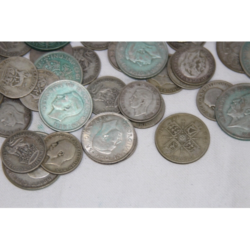 993 - QUANTITY OF PRE 1946 BRITISH SILVER COINS - 880G