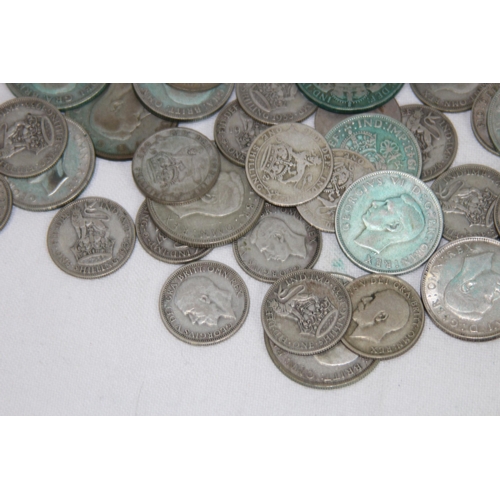 993 - QUANTITY OF PRE 1946 BRITISH SILVER COINS - 880G