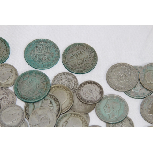 993 - QUANTITY OF PRE 1946 BRITISH SILVER COINS - 880G