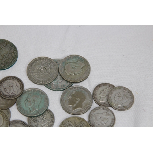 993 - QUANTITY OF PRE 1946 BRITISH SILVER COINS - 880G