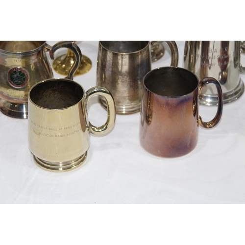 475 - LARGE QUANTITY OF TANKARDS