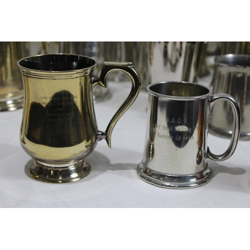 475 - LARGE QUANTITY OF TANKARDS