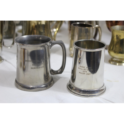 475 - LARGE QUANTITY OF TANKARDS