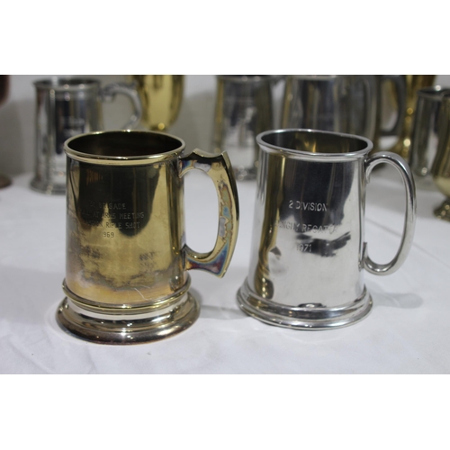 475 - LARGE QUANTITY OF TANKARDS