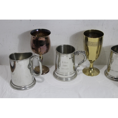 475 - LARGE QUANTITY OF TANKARDS