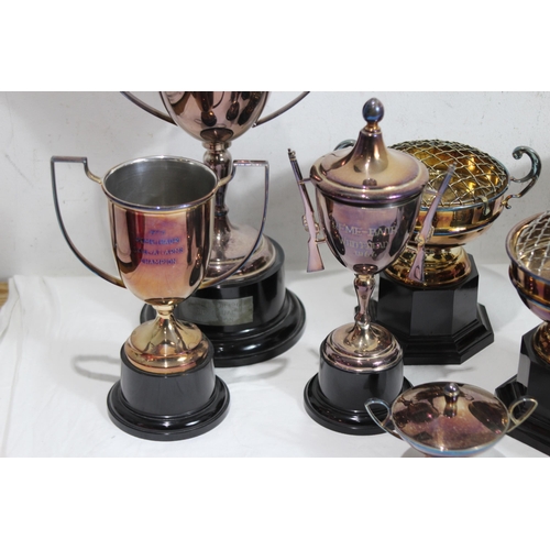 477 - QUANTITY OF MILITARY (SHOOTING) PRIZE CUPS