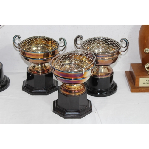 477 - QUANTITY OF MILITARY (SHOOTING) PRIZE CUPS