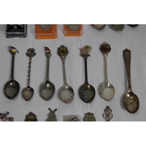 484 - QUANTITY OF COMMEMORATIVE SPOONS