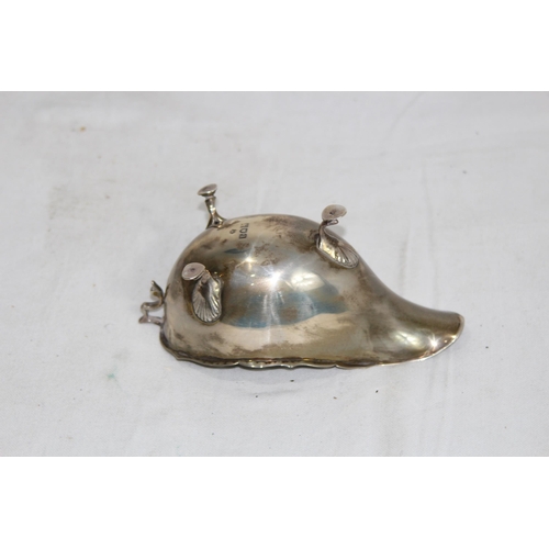 1045 - SILVER SAUCE BOAT - A/F - 100.5G - LONDON 1911