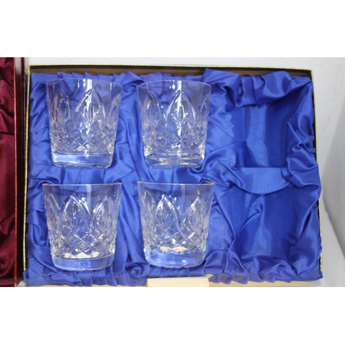 339 - QUANTITY OF BOXED GLASSWARE x4