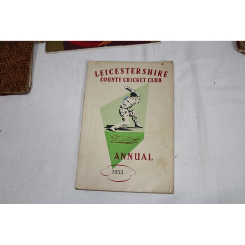 495 - GOOD QUANTITY OF CRICKET EPHEMERA INCLUDING AUTOGRAPHS