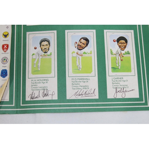 495 - GOOD QUANTITY OF CRICKET EPHEMERA INCLUDING AUTOGRAPHS